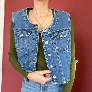 Vintage Jean Vest